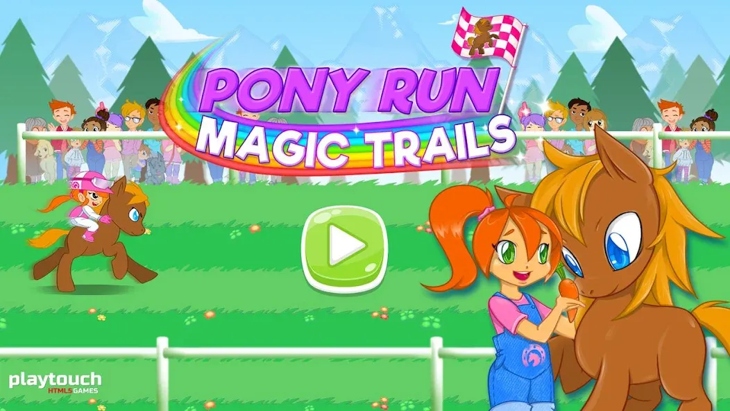 Скачать взломанную Pony Run : Magic Trails (Пони Ран)  [МОД Много монет] — последняя версия apk на Андроид screen 4