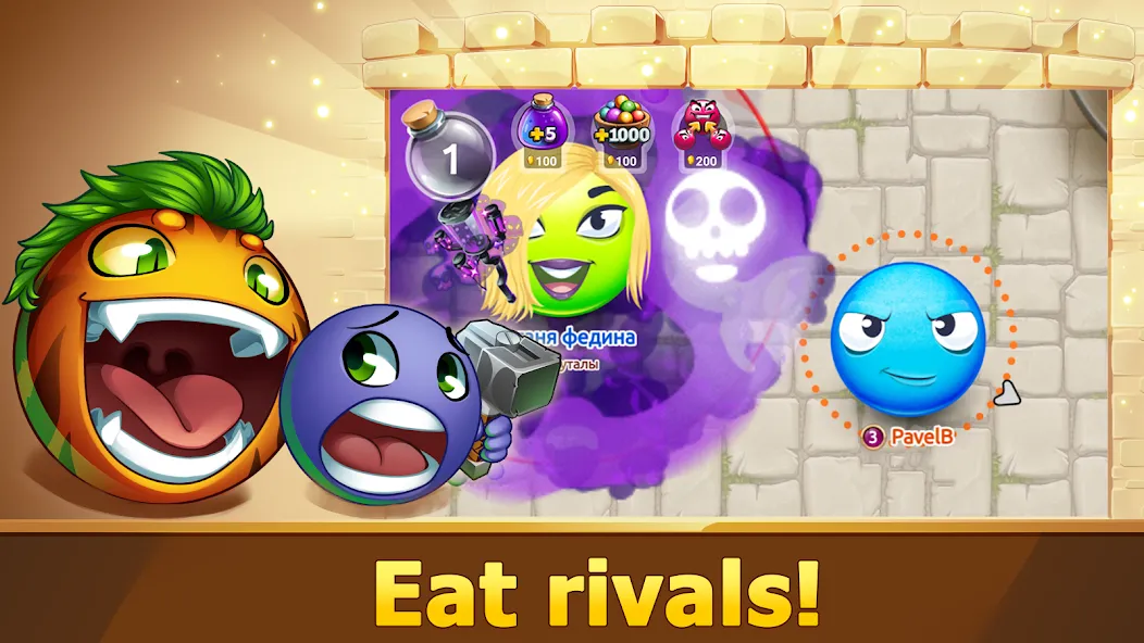 Скачать взлом Hungry Battle: Multiplayer PVP  [МОД Меню] — полная версия apk на Андроид screen 2