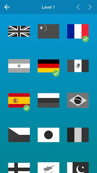 Скачать взломанную Flags of the World + Emblems:  [МОД Mega Pack] — последняя версия apk на Андроид screen 2