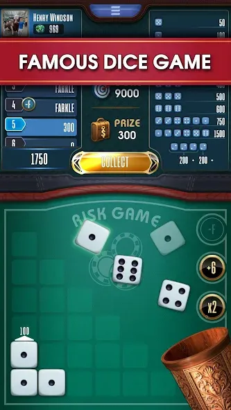 Взлом Farkle online 10000 Dice Game  [МОД Unlocked] — стабильная версия apk на Андроид screen 1