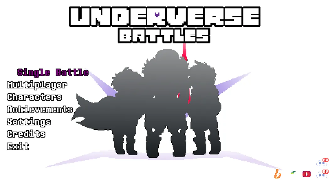 Взлом Underverse Battles (Андерверс Баттлз)  [МОД Все открыто] — полная версия apk на Андроид screen 1