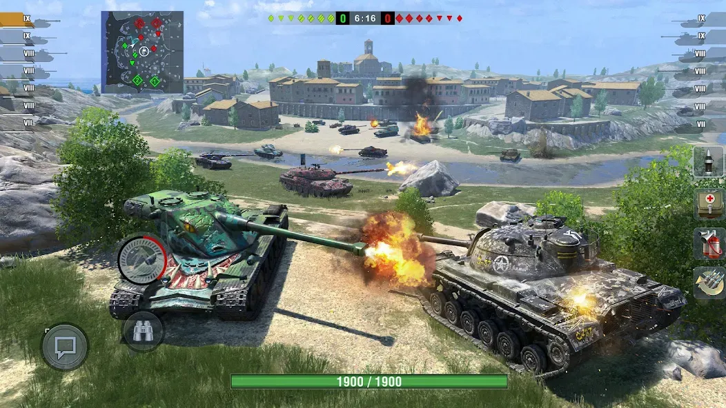 Взломанная World of Tanks Blitz (Ворлд оф Танкс Блиц ПВП)  [МОД Mega Pack] — полная версия apk на Андроид screen 2