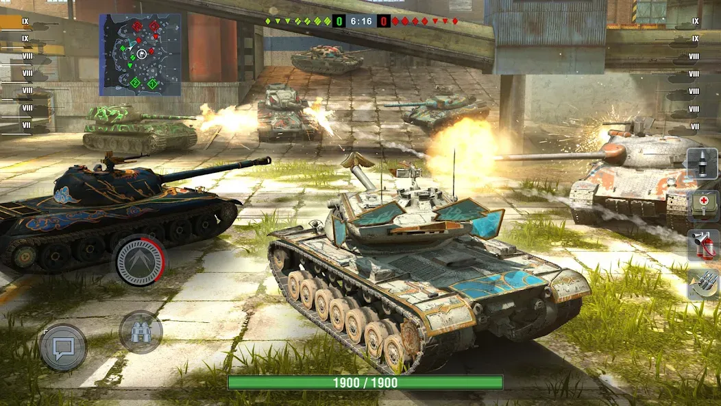 Взломанная World of Tanks Blitz (Ворлд оф Танкс Блиц ПВП)  [МОД Mega Pack] — полная версия apk на Андроид screen 5