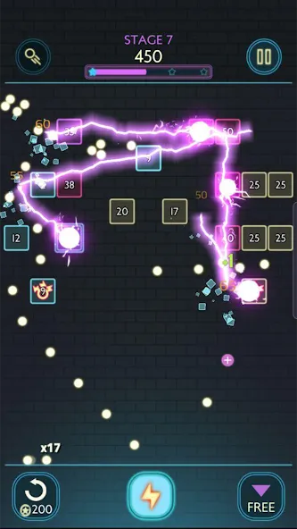 Скачать взлом Neon bricks  [МОД Много монет] — стабильная версия apk на Андроид screen 4