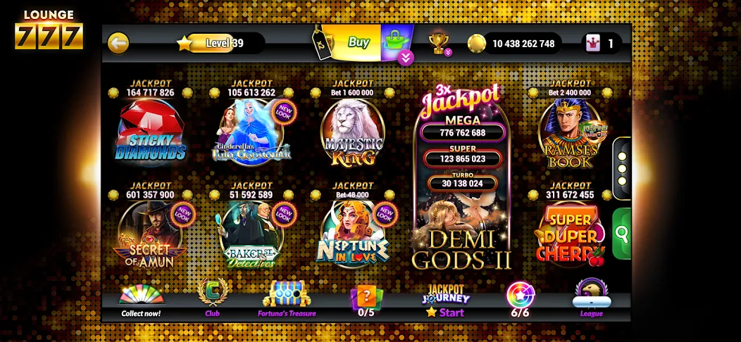 Скачать взломанную Lounge777 — Online Casino (Лаундж777)  [МОД Menu] — полная версия apk на Андроид screen 1