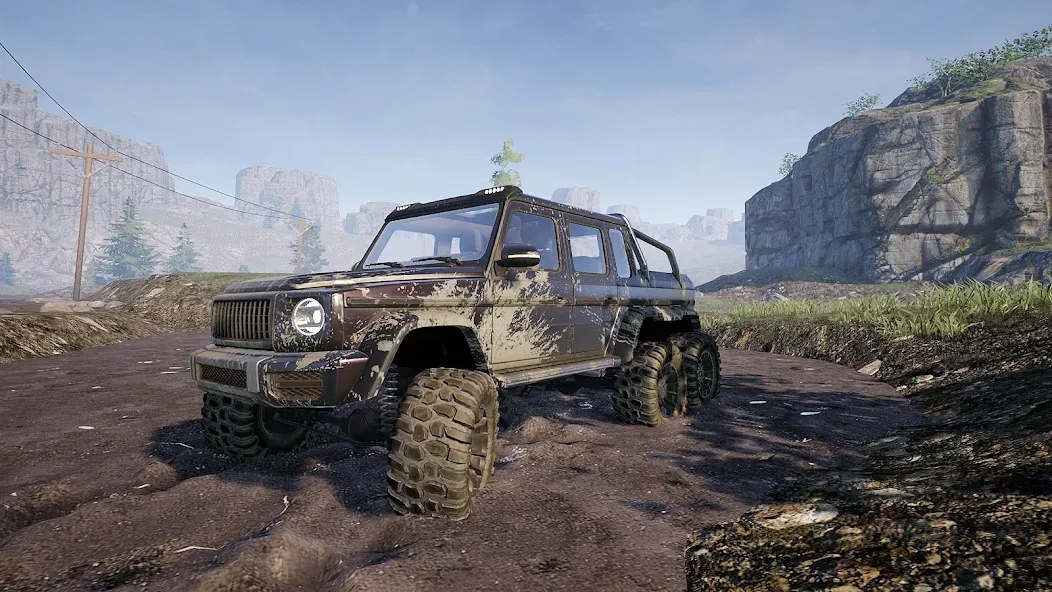 Скачать взломанную Off Road 4×4 Driving Simulator (Офф Роад)  [МОД Много монет] — последняя версия apk на Андроид screen 1