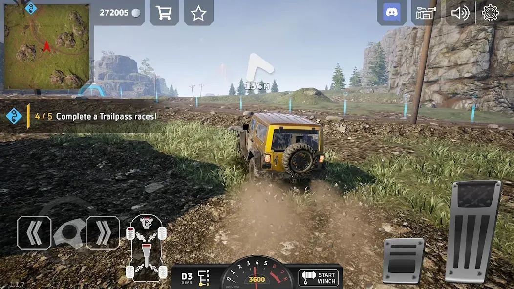 Скачать взломанную Off Road 4×4 Driving Simulator (Офф Роад)  [МОД Много монет] — последняя версия apk на Андроид screen 2