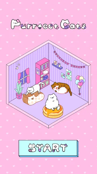 Скачать взлом Purrfect Cats (Парфект кэтс)  [МОД Menu] — полная версия apk на Андроид screen 1