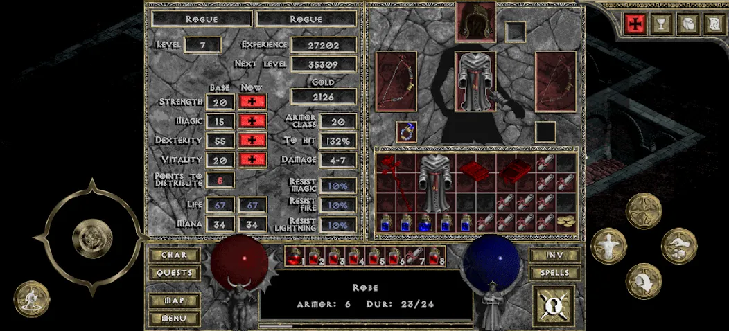 Взлом DevilutionX — Diablo 1 port (ДевилутионЭкс)  [МОД Бесконечные деньги] — последняя версия apk на Андроид screen 3