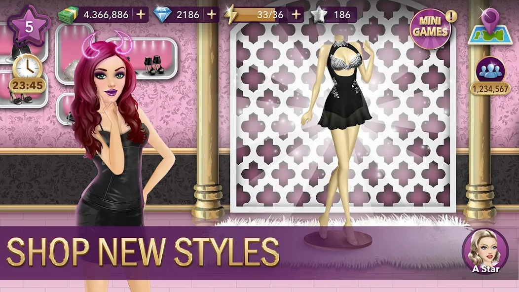 Скачать взлом Hollywood Story®: Fashion Star (Холливуд Стори)  [МОД Unlimited Money] — полная версия apk на Андроид screen 5