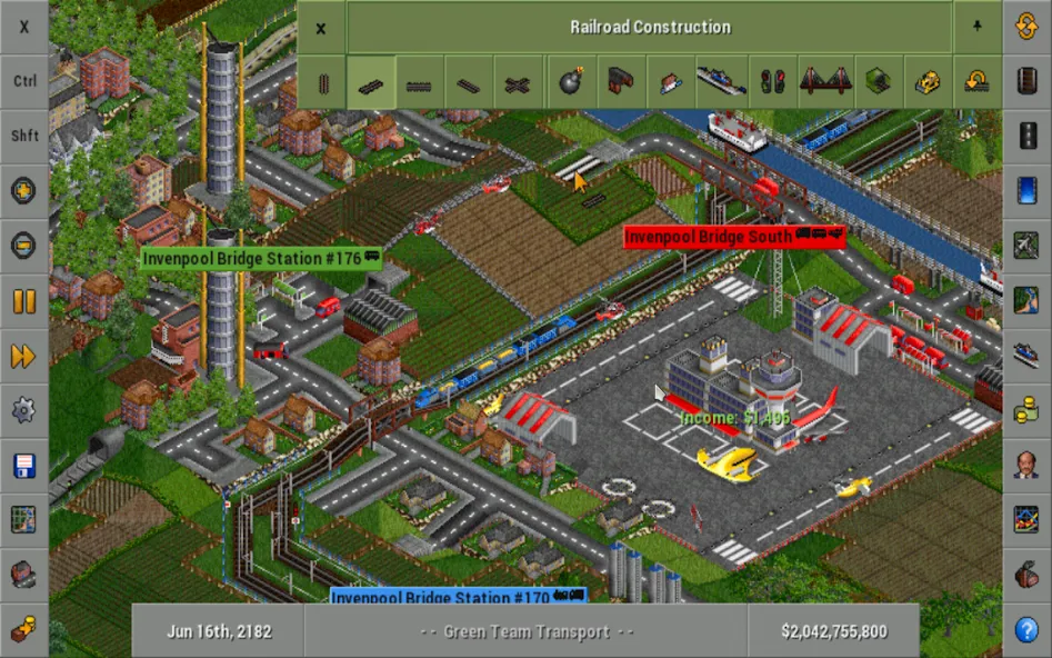 Скачать взломанную OpenTTD (Открой ТТД)  [МОД Меню] — последняя версия apk на Андроид screen 1