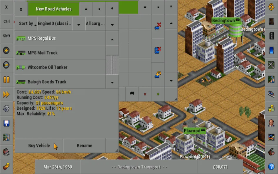 Скачать взломанную OpenTTD (Открой ТТД)  [МОД Меню] — последняя версия apk на Андроид screen 2