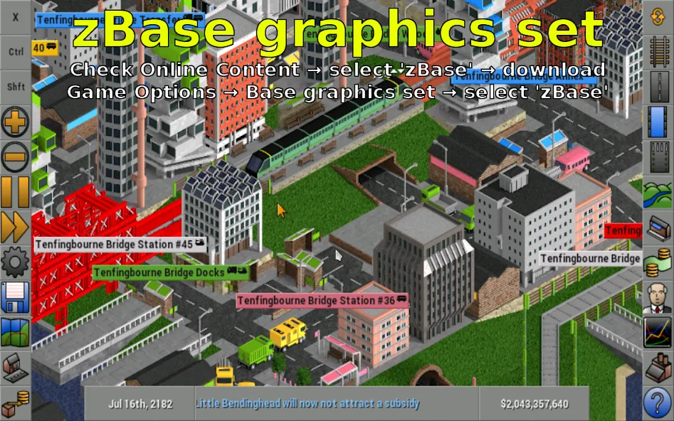 Скачать взломанную OpenTTD (Открой ТТД)  [МОД Меню] — последняя версия apk на Андроид screen 3