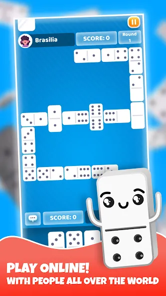 Скачать взломанную Dominoes — classic domino game  [МОД Меню] — последняя версия apk на Андроид screen 1