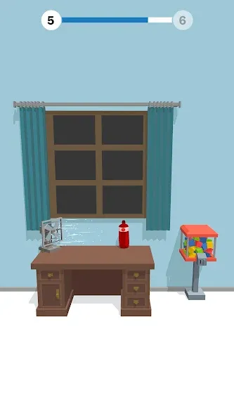 Взломанная Bottle Flip 3D — Tap & Jump (Ботл Флип 3Д)  [МОД Mega Pack] — полная версия apk на Андроид screen 2