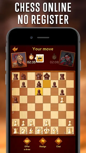 Скачать взлом Chess Online — Clash of Kings  [МОД Много денег] — стабильная версия apk на Андроид screen 2