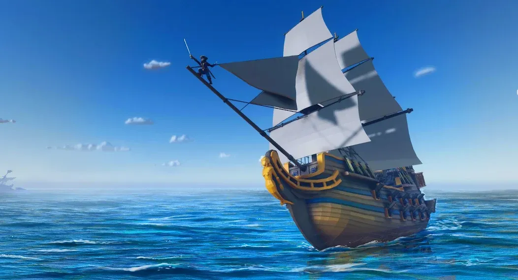 Взлом Pirate Polygon Caribbean Sea (Пиратская Полигон Карибское море)  [МОД Unlocked] — стабильная версия apk на Андроид screen 1