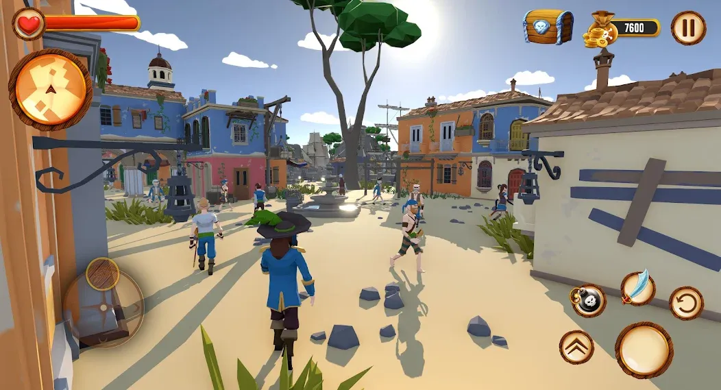 Взлом Pirate Polygon Caribbean Sea (Пиратская Полигон Карибское море)  [МОД Unlocked] — стабильная версия apk на Андроид screen 5