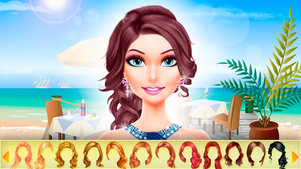 Взлом Makeup games makeover dress up  [МОД Все открыто] — стабильная версия apk на Андроид screen 4