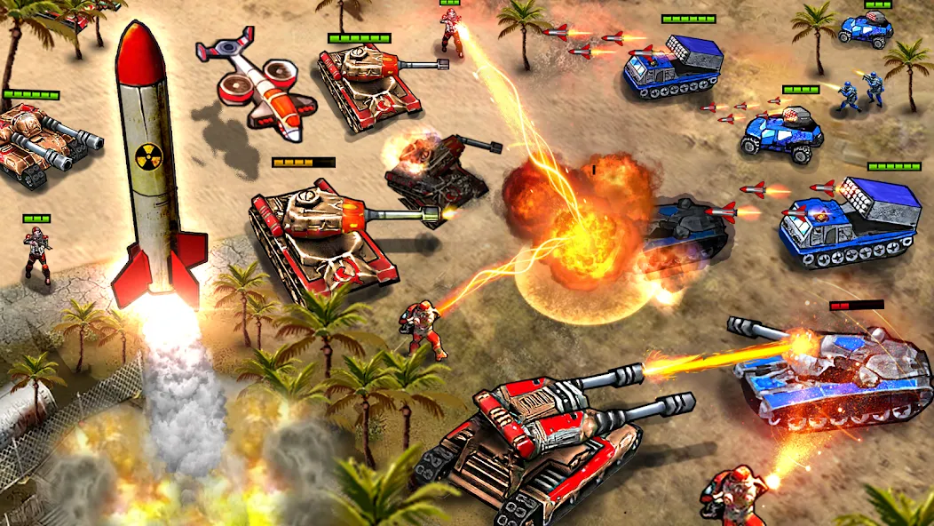 Взлом Command Generals RTS  [МОД Mega Pack] — стабильная версия apk на Андроид screen 2