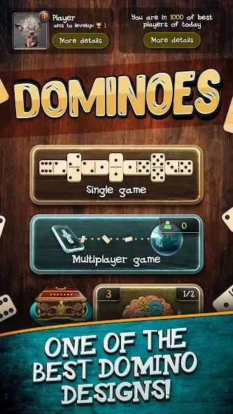 Скачать взлом Dominoes  [МОД Бесконечные деньги] — полная версия apk на Андроид screen 1