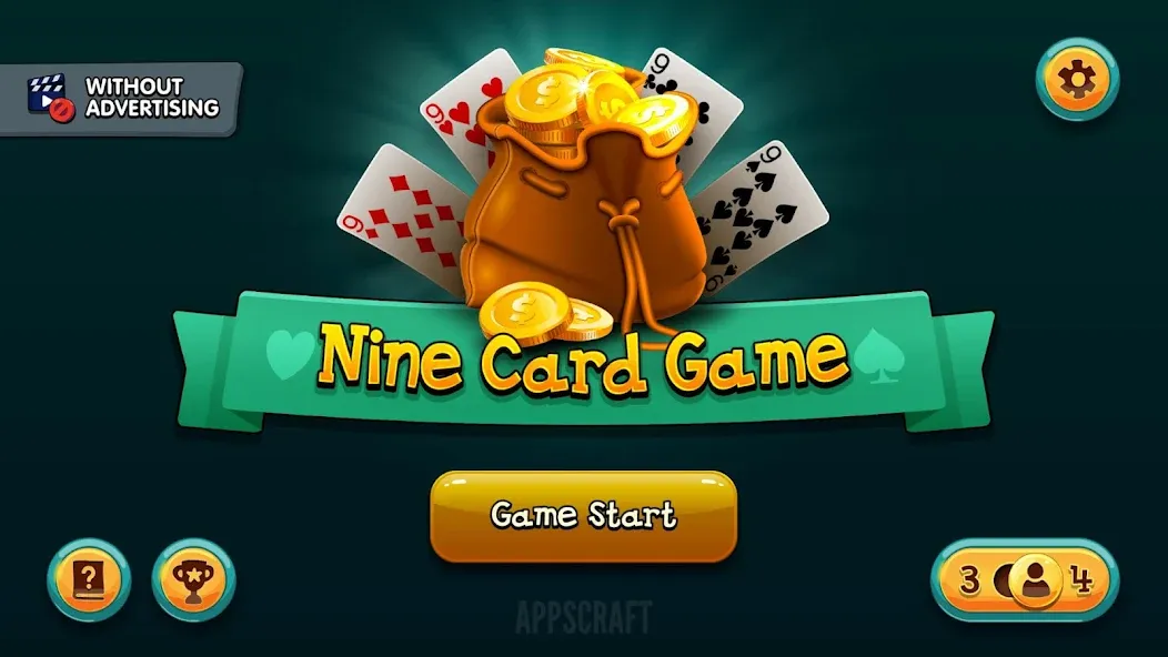 Взломанная Nine Card Game online offline  [МОД Бесконечные деньги] — стабильная версия apk на Андроид screen 2