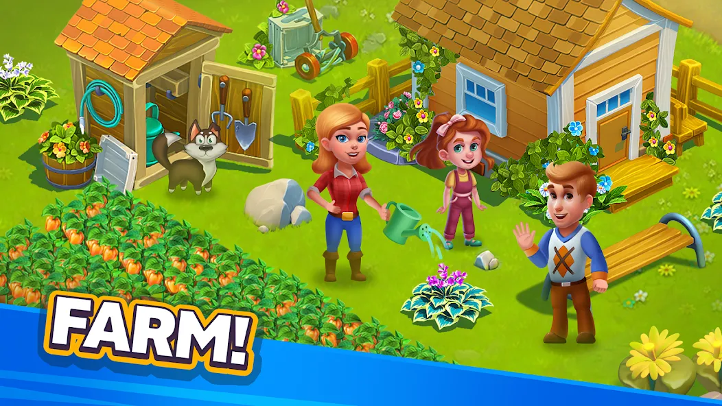 Скачать взломанную Golden Farm  [МОД Unlocked] — последняя версия apk на Андроид screen 3