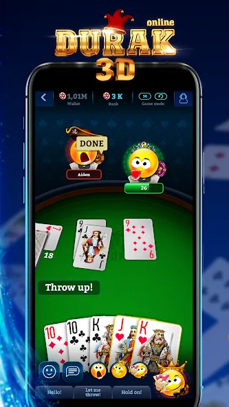 Взломанная Durak Online 3D  [МОД Бесконечные деньги] — полная версия apk на Андроид screen 1