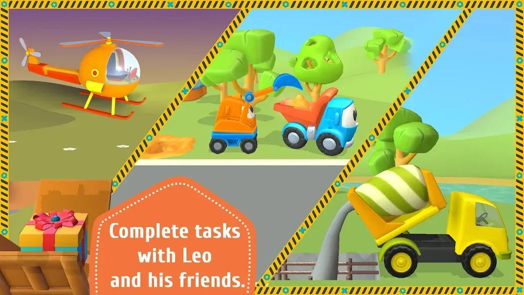 Взлом Leo and Сars: games for kids  [МОД Меню] — последняя версия apk на Андроид screen 3