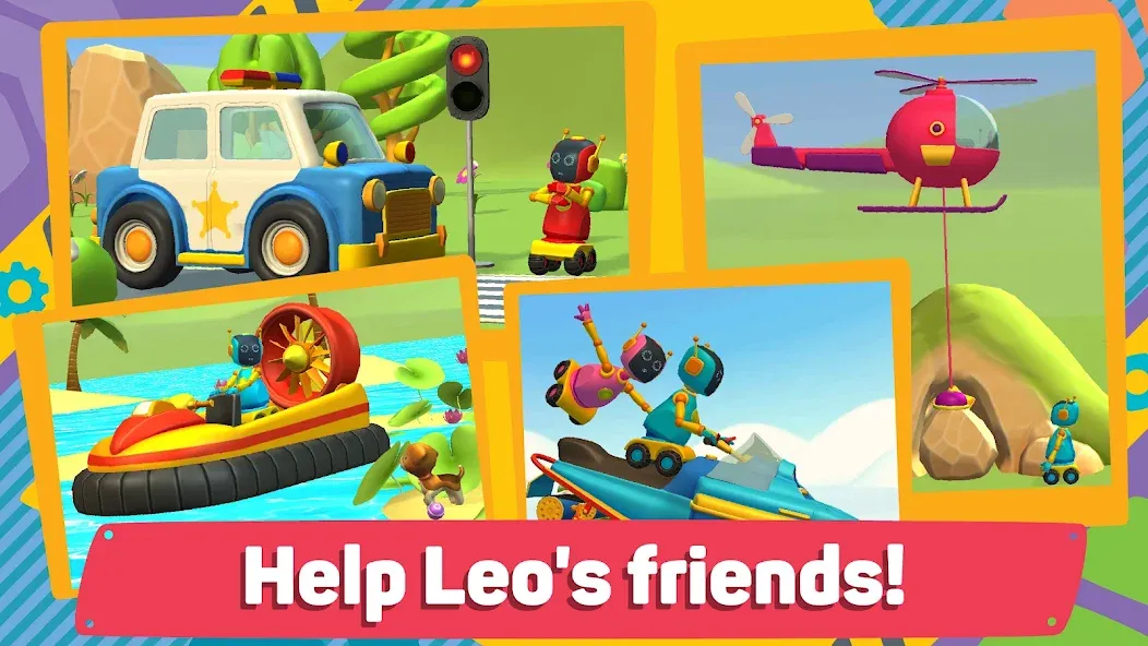 Взлом Leo 2: Puzzles & Cars for Kids  [МОД Бесконечные деньги] — стабильная версия apk на Андроид screen 2