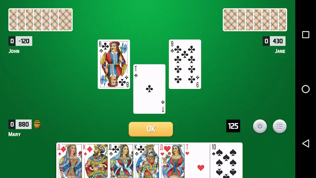 Скачать взлом Thousand Card Game (1000) (одна тысяча)  [МОД Много монет] — полная версия apk на Андроид screen 1