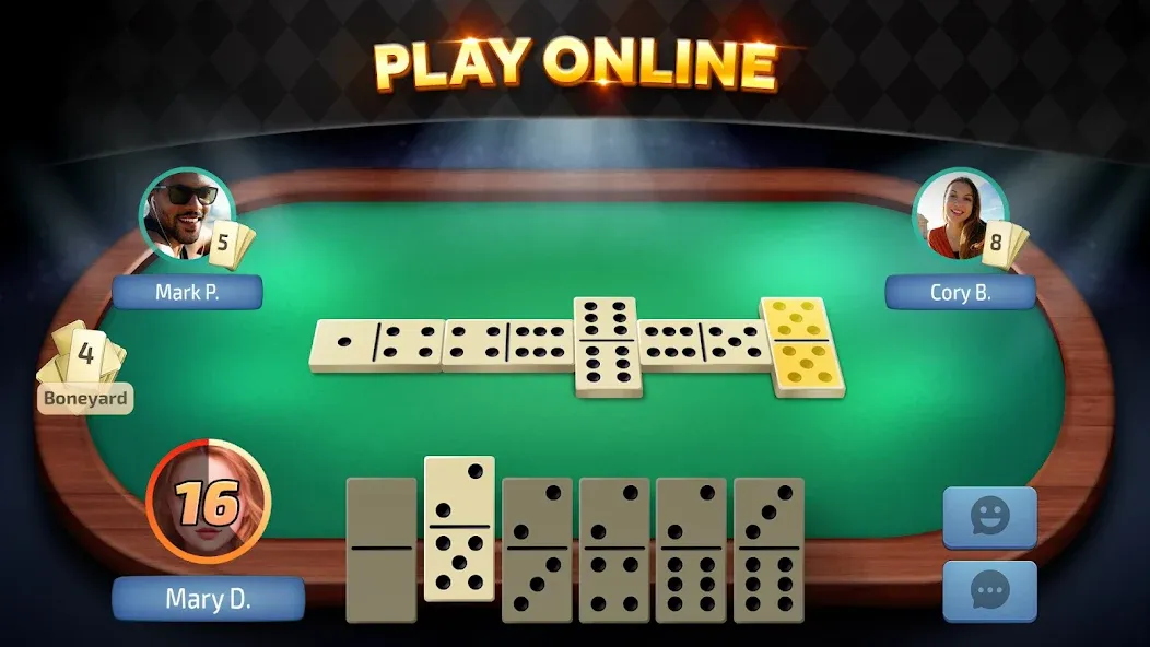 Скачать взлом Domino — Dominos online game  [МОД Menu] — последняя версия apk на Андроид screen 2