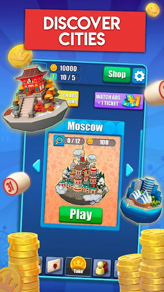 Взломанная Russian Loto online  [МОД Menu] — последняя версия apk на Андроид screen 3