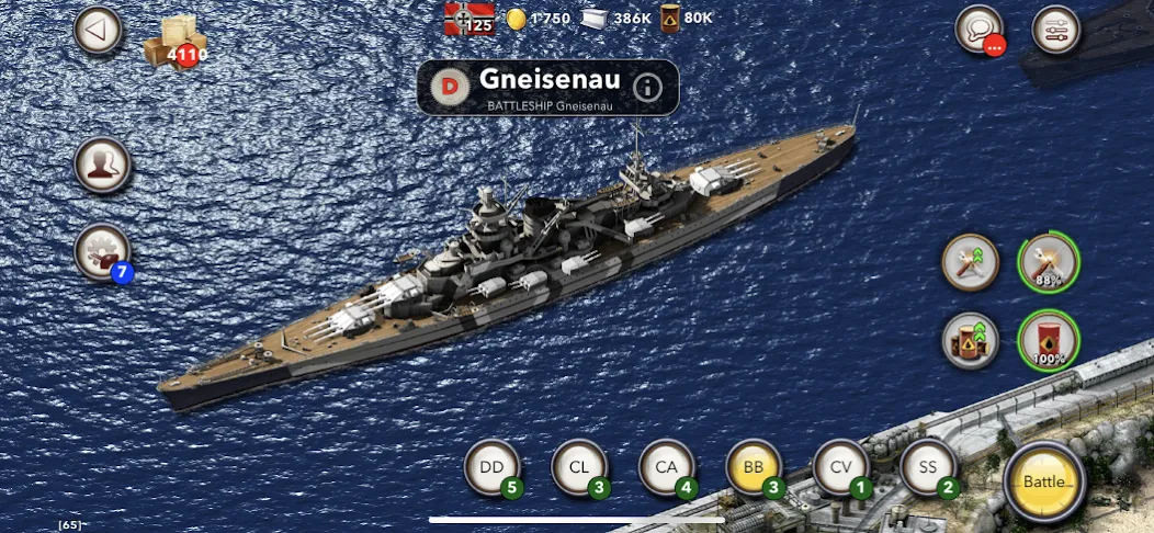 Скачать взломанную Navy Field: Online Sea Battles (НеиФилд)  [МОД Unlocked] — полная версия apk на Андроид screen 2