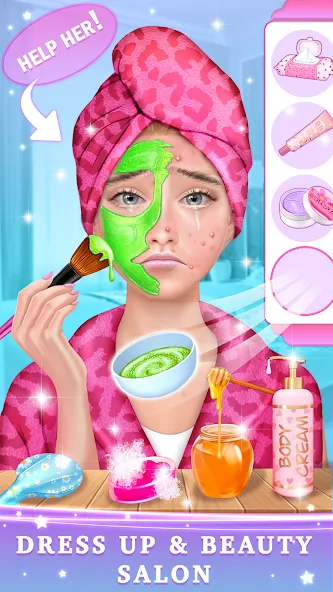 Взлом BFF Makeover — Spa & Dress Up  [МОД Много монет] — последняя версия apk на Андроид screen 1