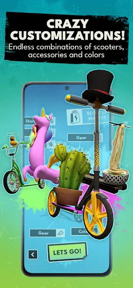 Взломанная Touchgrind Scooter (Тачгринд Скутер)  [МОД Много монет] — последняя версия apk на Андроид screen 5