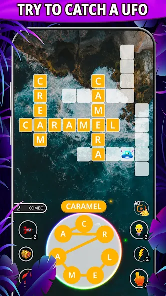 Взломанная Word connect: word search game  [МОД Все открыто] — стабильная версия apk на Андроид screen 1