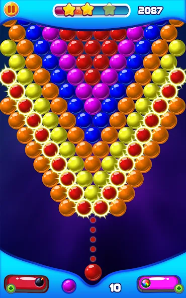 Взломанная Bubble Shooter 2 (Бабл Шутер 2)  [МОД Много денег] — полная версия apk на Андроид screen 3