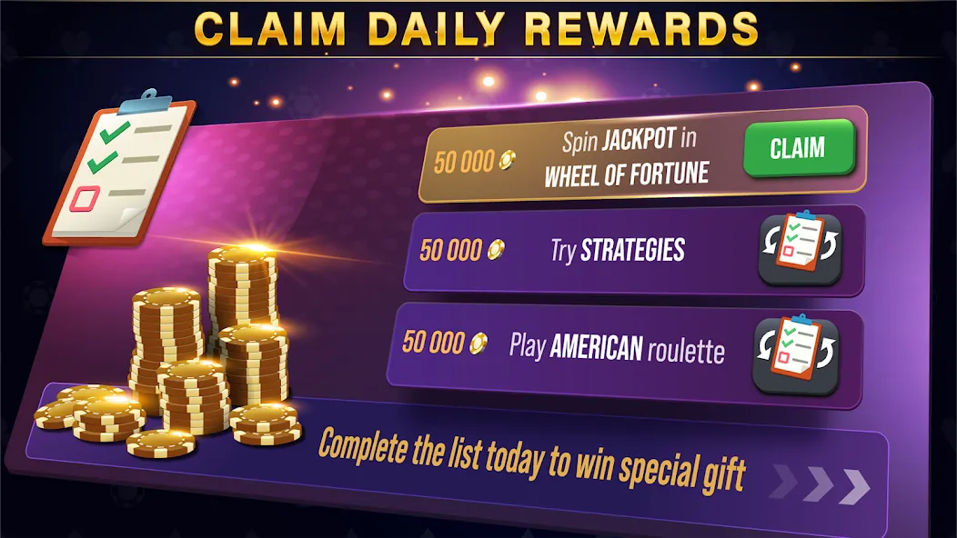 Взломанная Roulette All Star: Casino Game (Рулетка Олл Стар)  [МОД Много монет] — стабильная версия apk на Андроид screen 4