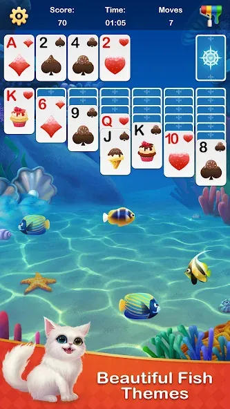 Взлом Solitaire Jigsaw Puzzle (Солитер Пазл)  [МОД Unlocked] — полная версия apk на Андроид screen 2