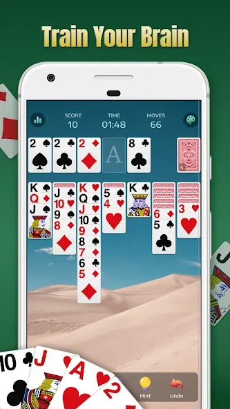 Скачать взлом Solitaire — Classic Card Games  [МОД Бесконечные монеты] — полная версия apk на Андроид screen 4