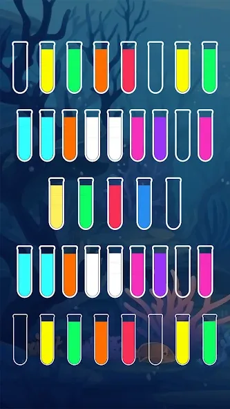 Скачать взломанную SortPuz™: Water Sort Puzzle (СортПаз)  [МОД Много монет] — полная версия apk на Андроид screen 5