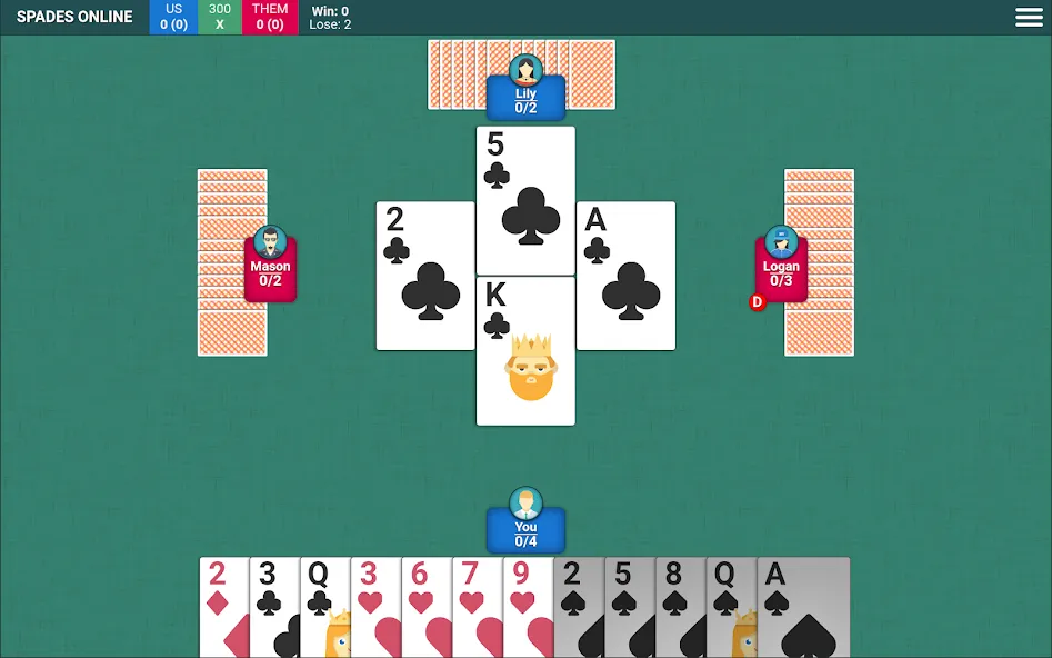 Скачать взлом Spades Card Game (Спейдс Карточная Игра)  [МОД Unlocked] — последняя версия apk на Андроид screen 5