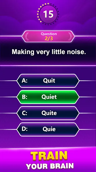 Скачать взлом Spelling Quiz — Word Trivia (Спеллинг Квиз)  [МОД Menu] — полная версия apk на Андроид screen 2