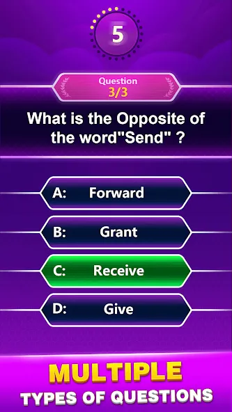 Скачать взлом Spelling Quiz — Word Trivia (Спеллинг Квиз)  [МОД Menu] — полная версия apk на Андроид screen 3