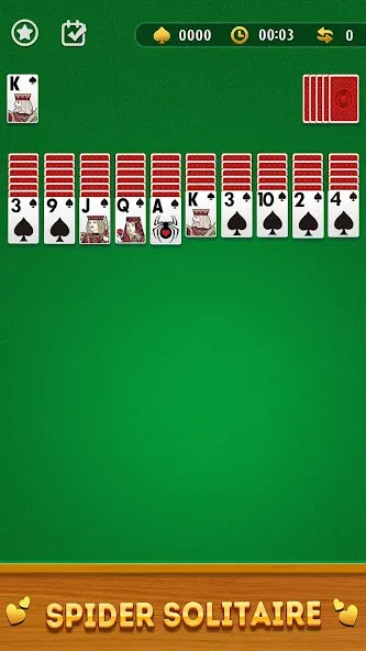 Взлом Spider Solitaire Card Game  [МОД Меню] — последняя версия apk на Андроид screen 1