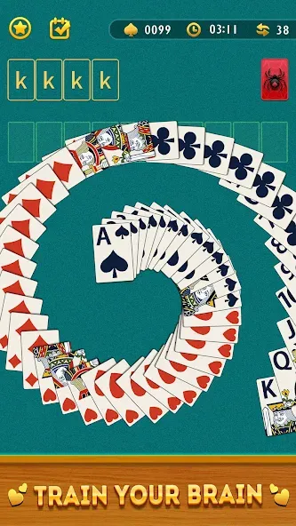 Взлом Spider Solitaire Card Game  [МОД Меню] — последняя версия apk на Андроид screen 5