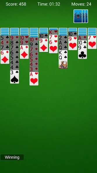 Скачать взлом Spider Solitaire — Card Games  [МОД Menu] — стабильная версия apk на Андроид screen 3