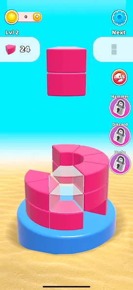 Скачать взлом Color Wall 3D: Brain Puzzle (Цветная стена 3D)  [МОД Много монет] — полная версия apk на Андроид screen 1