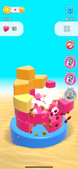 Скачать взлом Color Wall 3D: Brain Puzzle (Цветная стена 3D)  [МОД Много монет] — полная версия apk на Андроид screen 2